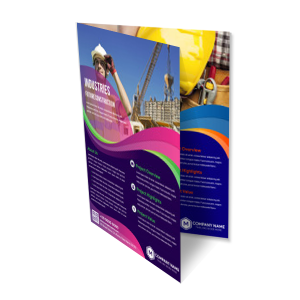 Folders 1 Dobra Couchê Brilho 42x30cm aberto - 21x30cm fechado 4x4  Corte Reto 